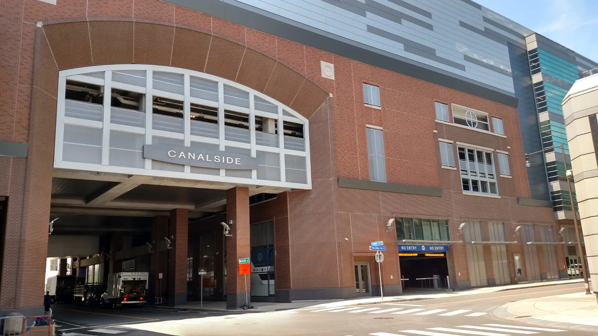Harbor Center precast concrete facade in Buffalo, New York